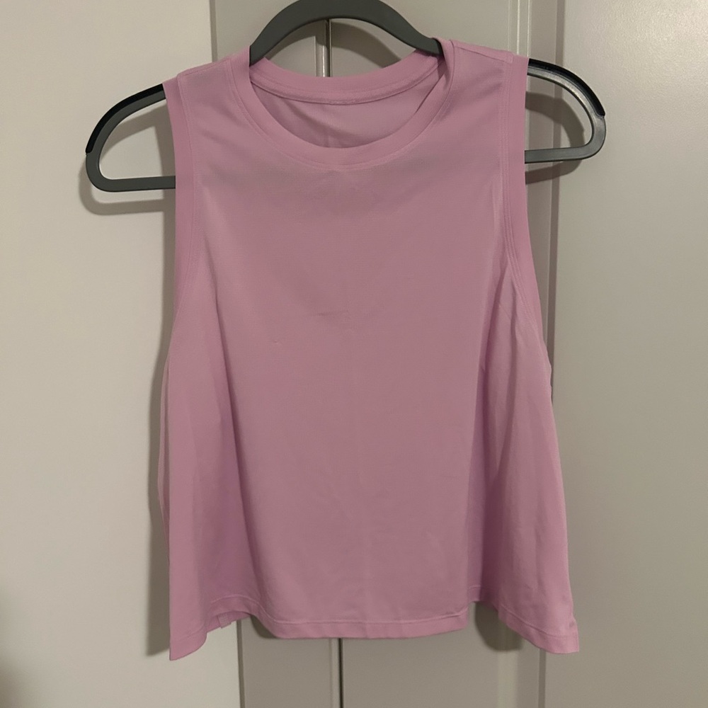 Lululemon light weight cropped running tank
